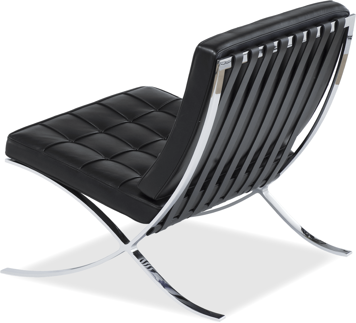 Barcelona Chair schwarz - Hummel Mietmöbel